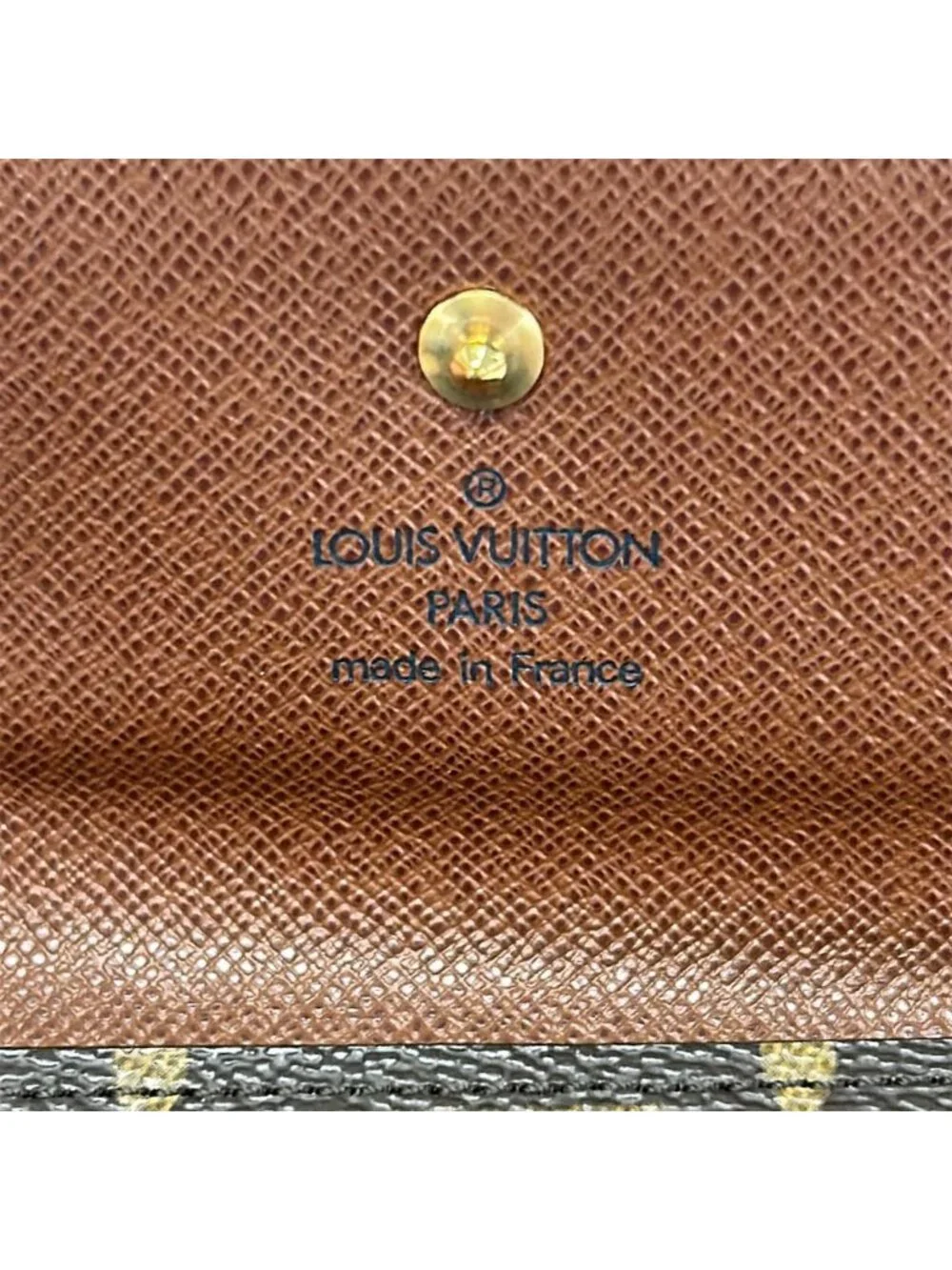 Louis Vuitton Snap Wallet Monogram Porte Monnaie Billets Cartes Credit Leather